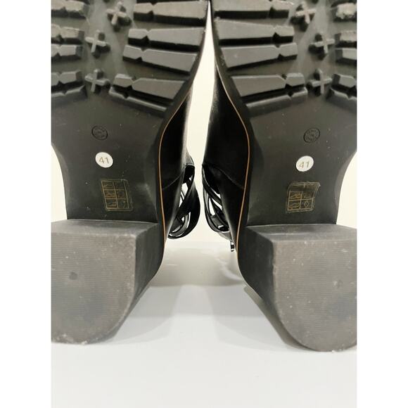 Free People Jesse Cutout Black Leather Boot - Picture 9 of 9